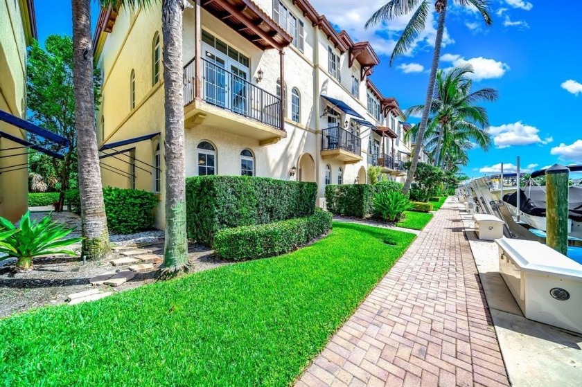 Inside the exclusive, gated, waterfront community of Estancia is - Beach Townhome/Townhouse for sale in Boynton Beach, Florida on Beachhouse.com