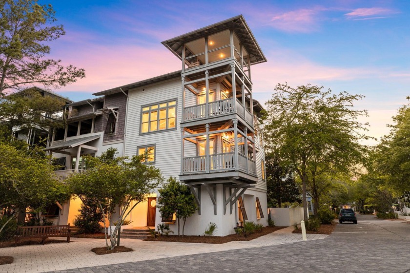 Overlooking the St. Augustine Green in Rosemary Beach, this - Beach Townhome/Townhouse for sale in Inlet Beach, Florida on Beachhouse.com