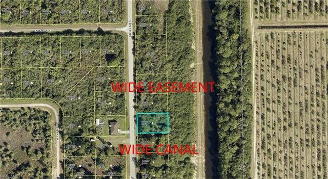 CANAL LOT , WIDE EASEMENT AND WIDE CANAL IN THE BACK OF THE - Beach Lot for sale in Lehigh Acres, Florida on Beachhouse.com