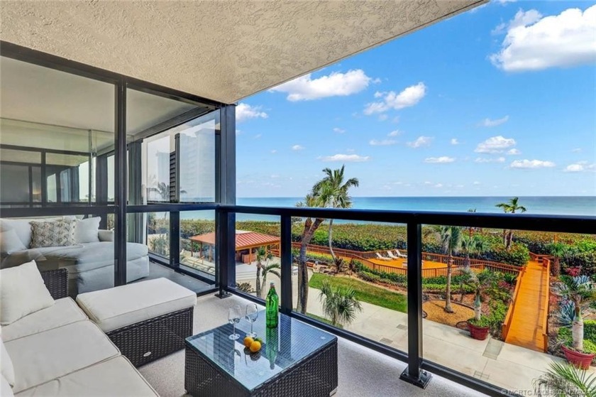 Stunning views of the gorgeous ocean and tropical landscaping - Beach Condo for sale in Jensen Beach, Florida on Beachhouse.com