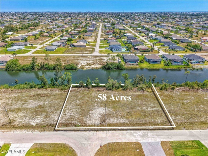 5 LOT SITE!!! Oversized Southern Exposure Waterfront Lot in NW - Beach Lot for sale in Cape Coral, Florida on Beachhouse.com