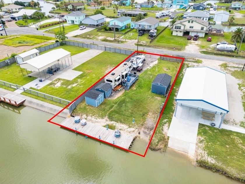 Check out this fully fenced canal lot right off of Copano Bay! - Beach Lot for sale in Rockport, Texas on Beachhouse.com