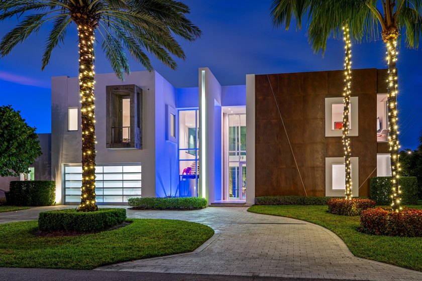 Steps from the beach, this custom estate, built in 2018, is - Beach Home for sale in Ocean Ridge, Florida on Beachhouse.com