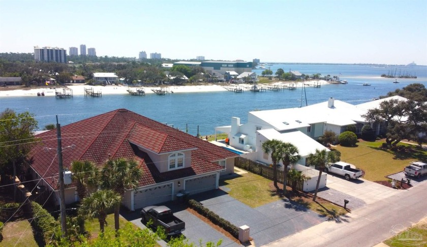 ONE LEVEL waterfront living with heated and cooled pool and deep - Beach Home for sale in Pensacola, Florida on Beachhouse.com