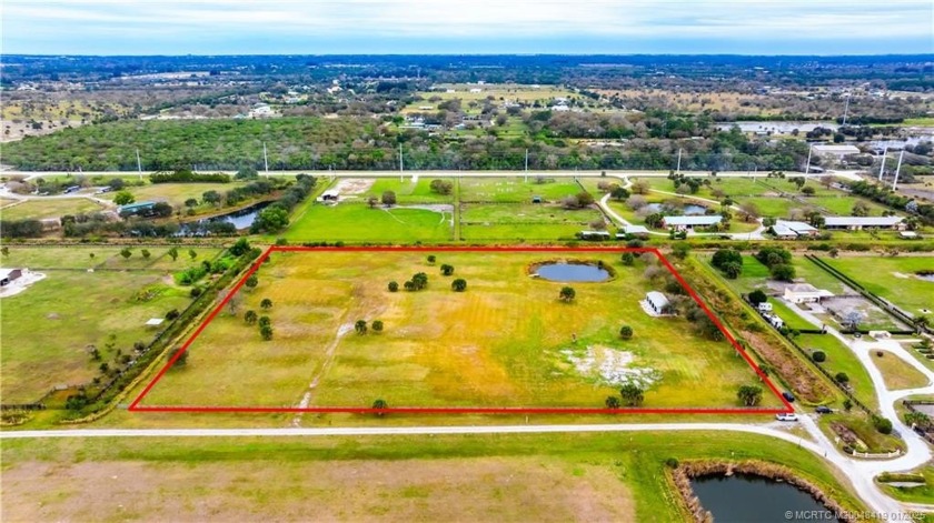 Approx. 9 acres, fully fenced with newer 4-board fencing, has a - Beach Acreage for sale in Vero Beach, Florida on Beachhouse.com