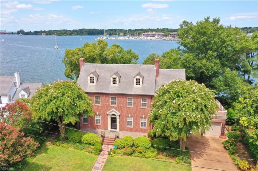 This grand brick waterfront home offers deep water access great - Beach Home for sale in Norfolk, Virginia on Beachhouse.com