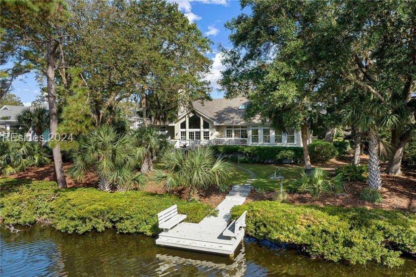 Enjoy one of the finest long lagoon views in all of Palmetto - Beach Home for sale in Hilton Head Island, South Carolina on Beachhouse.com