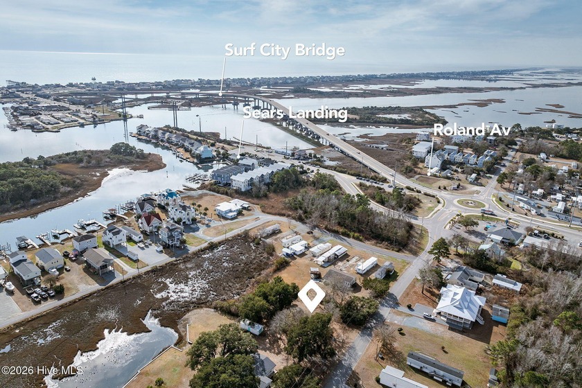 This exceptional parcel on Atkinson Point Road offers a rare - Beach Lot for sale in Surf City, North Carolina on Beachhouse.com