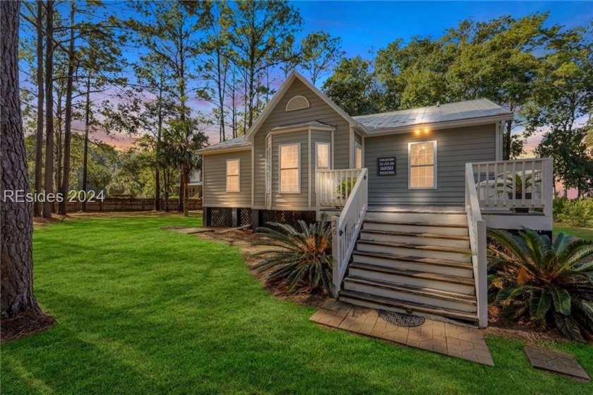 This one of a kind retreat is located along the stunning - Beach Home for sale in Daufuskie Island, South Carolina on Beachhouse.com