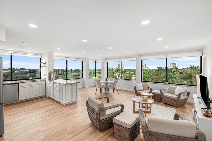 Sunlit Corner Unit with sweeping Golf Course Views in a highly - Beach Condo for sale in West Palm Beach, Florida on Beachhouse.com