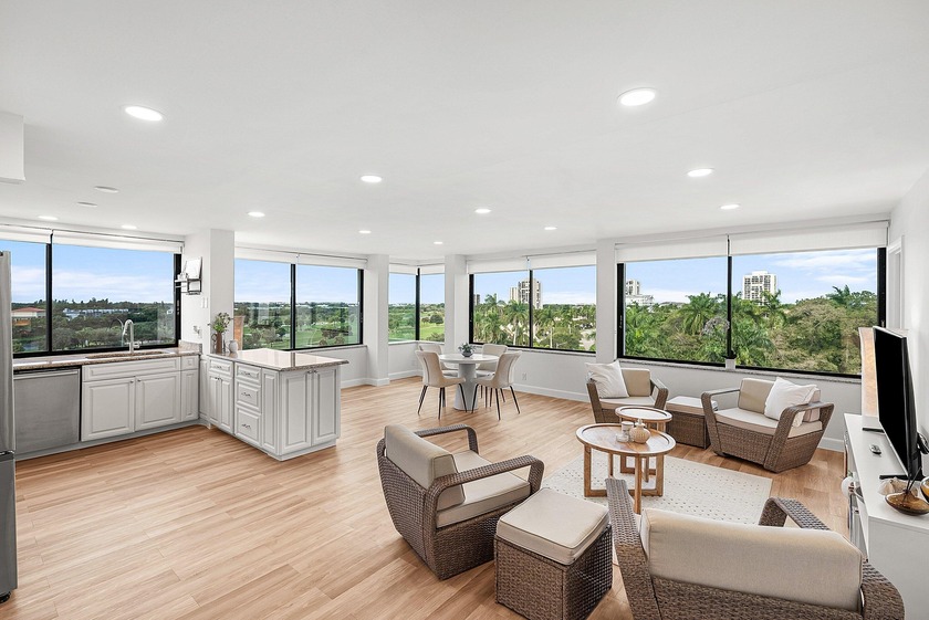 Sunlit Corner Unit with sweeping Golf Course Views in a highly - Beach Condo for sale in West Palm Beach, Florida on Beachhouse.com