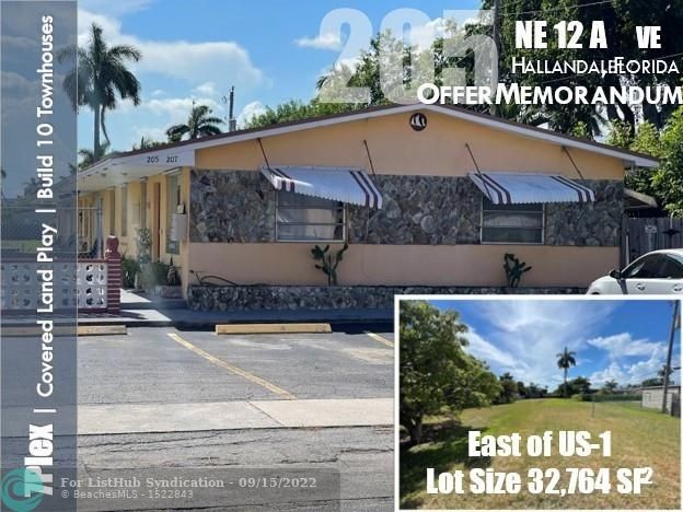 Mid-Core 7plex located east of Federal Hwy no longer represents - Beach Commercial for sale in Hallandale Beach, Florida on Beachhouse.com