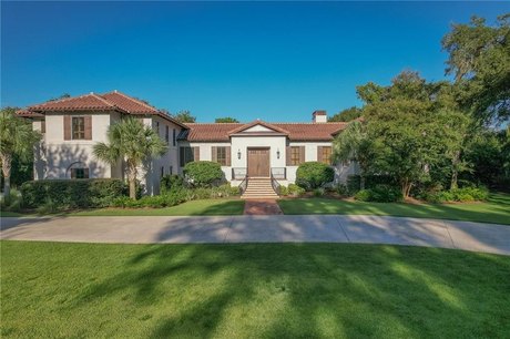 This Sea Island community home is a Spanish mediterranean - Beach Home for sale in Saint Simons, Georgia on Beachhouse.com