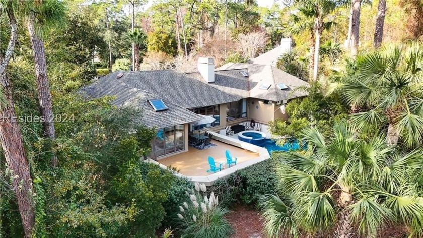 This exceptional home all on one level offers stunning views of - Beach Home for sale in Hilton Head Island, South Carolina on Beachhouse.com