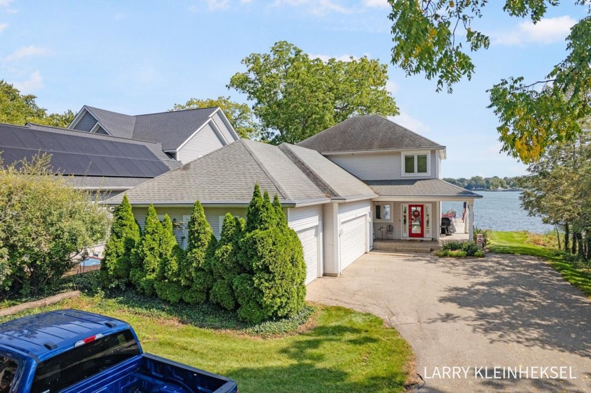 Large, two story, 4 Bedroom, 4 bath home on Lake Macatawa with - Beach Home for sale in Holland, Michigan on Beachhouse.com