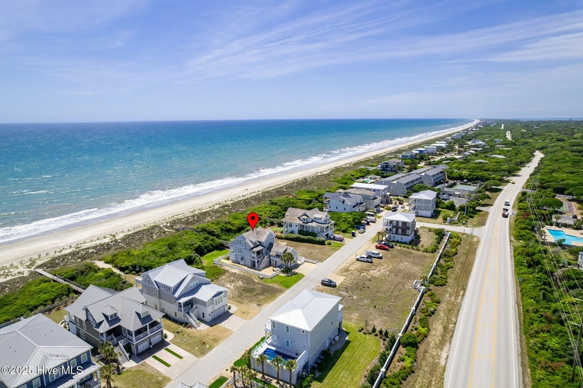 This exceptional oceanfront home in Roosevelt Beach showcases - Beach Home for sale in Pine Knoll Shores, North Carolina on Beachhouse.com
