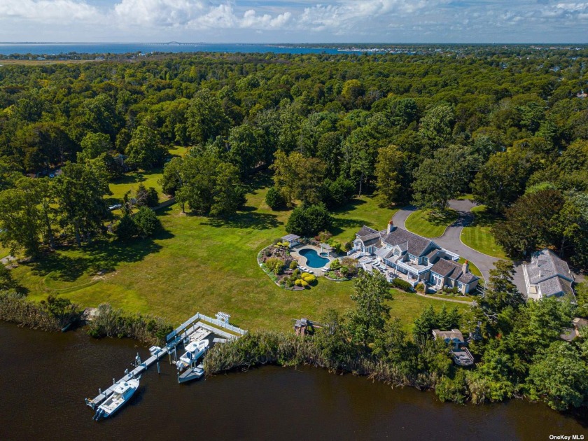 One of a kind cedar shake Hamptons style waterfront estate - Beach Home for sale in Islip, New York on Beachhouse.com