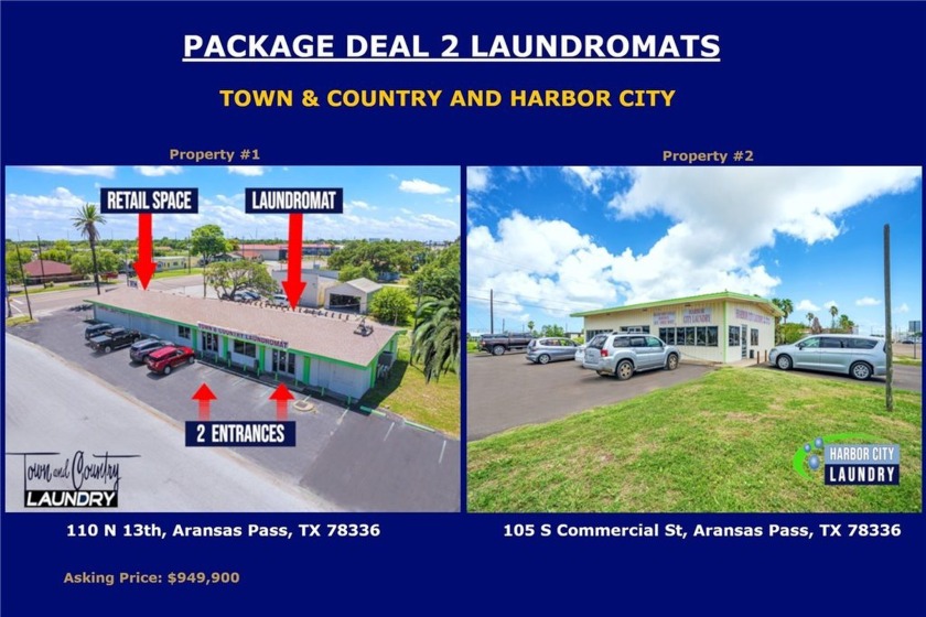 THE DEAL OF THE YEAR $949K for BOTH!!! OFFERING 2 POPULAR - Beach Commercial for sale in Aransas Pass, Texas on Beachhouse.com