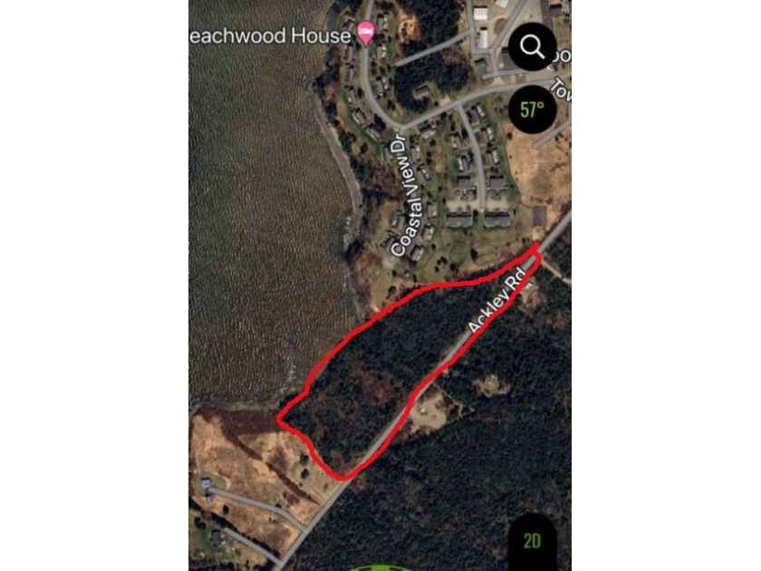 Nice 5.73-acre waterfront lot with frontage on Holmes Bay.  Well - Beach Acreage for sale in Cutler, Maine on Beachhouse.com