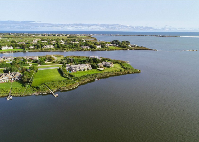 Enjoy spectacular Western sunsets, panoramic water views of - Beach Lot for sale in Water Mill, New York on Beachhouse.com