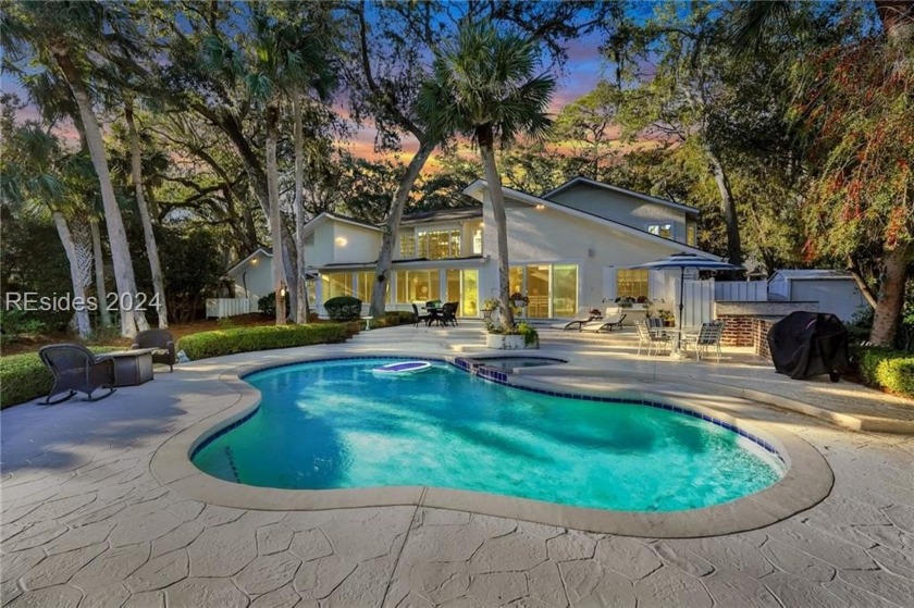 Nestled in Palmetto Dunes, this stunning 5-bedroom, 4.5-bath - Beach Home for sale in Hilton Head Island, South Carolina on Beachhouse.com