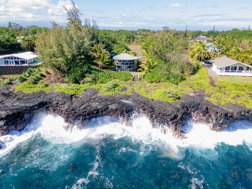 Kahikole Oceanfront home with stunning, rugged ocean cliff - Beach Vacation Rentals in Keaau, Hawaii on Beachhouse.com
