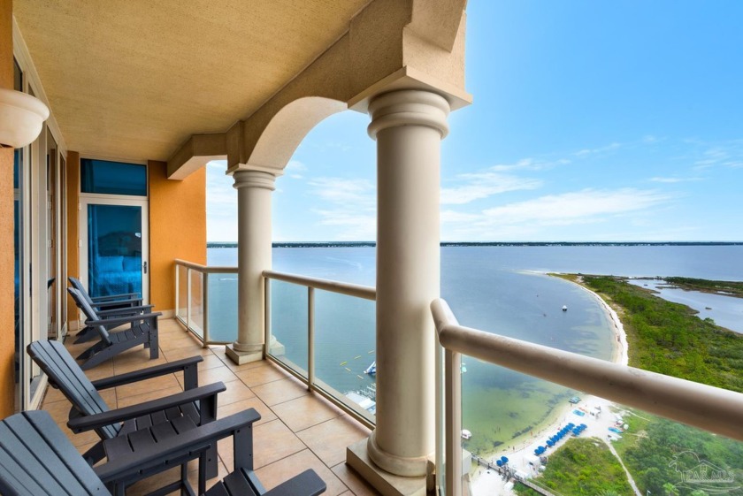 Enjoy Spectacular Waterfront bay to beach view from this nicely - Beach Home for sale in Pensacola Beach, Florida on Beachhouse.com