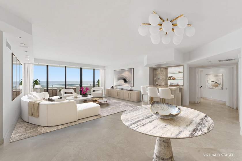 There is direct ocean and then there is DIRECT OCEAN! Living - Beach Condo for sale in Palm Beach, Florida on Beachhouse.com