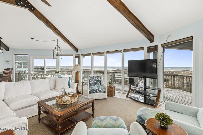 This stunning oceanfront home in Emerald Isle, boasts 6 bedrooms - Beach Home for sale in Emerald Isle, North Carolina on Beachhouse.com