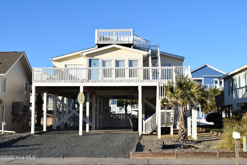 Enjoy spectacular, panoramic, ocean views from this classic - Beach Home for sale in Holden Beach, North Carolina on Beachhouse.com