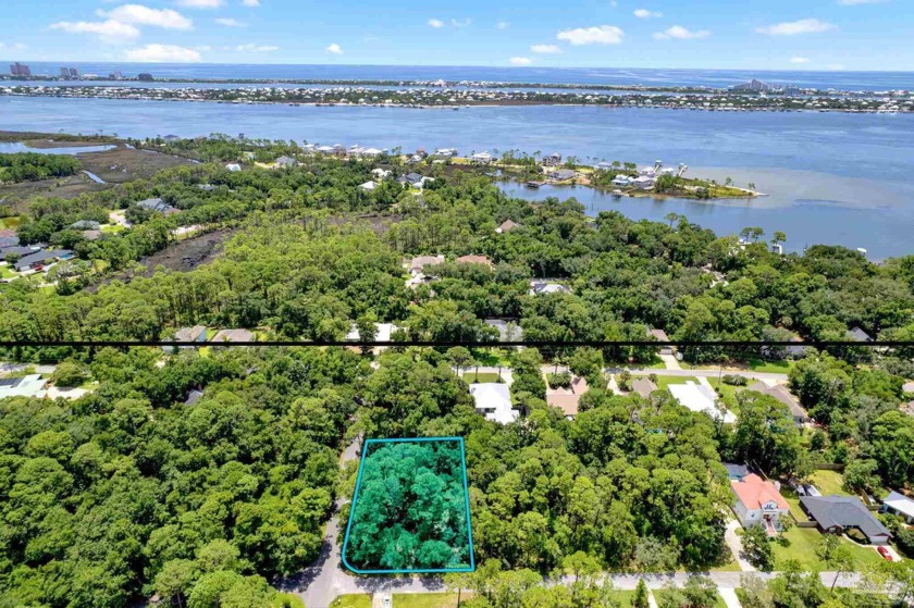 Wooded Corner Lot on Innerarity Island offers the ideal location - Beach Lot for sale in Pensacola, Florida on Beachhouse.com