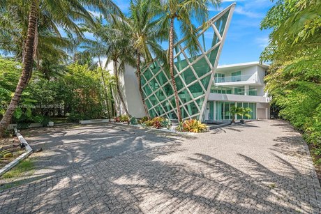 Architectural masterpiece 3-story house for sale in prestigious - Beach Home for sale in Golden Beach, Florida on Beachhouse.com