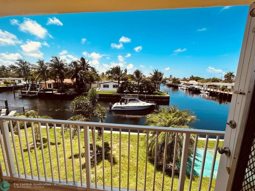 Top floor, best view! This waterfront one bedroom, one bath, is - Beach Condo for sale in Pompano Beach, Florida on Beachhouse.com