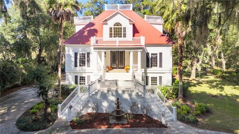 Welcome to an Extraordinary Waterfront Estate, Boasting - Beach Home for sale in Darien, Georgia on Beachhouse.com