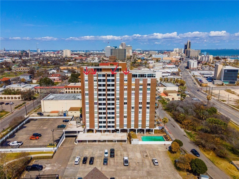 This extraordinary condo sits on the 14th floor of the Cliff - Beach Condo for sale in Corpus Christi, Texas on Beachhouse.com