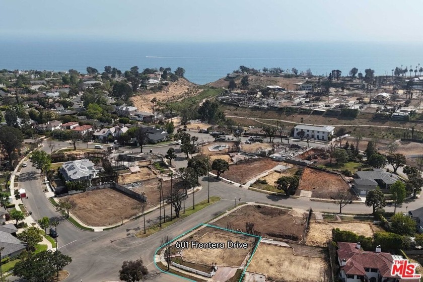 Ideally situated on the prime corner of Frontera Drive and - Beach Lot for sale in Pacific Palisades, California on Beachhouse.com