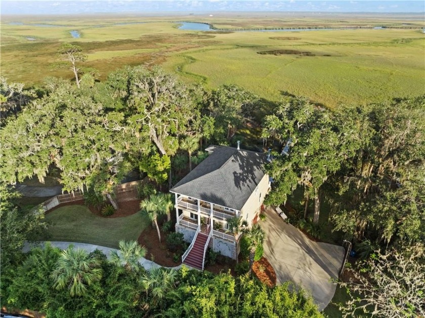 Come see this stunning home with amazing views of the marsh and - Beach Home for sale in Brunswick, Georgia on Beachhouse.com