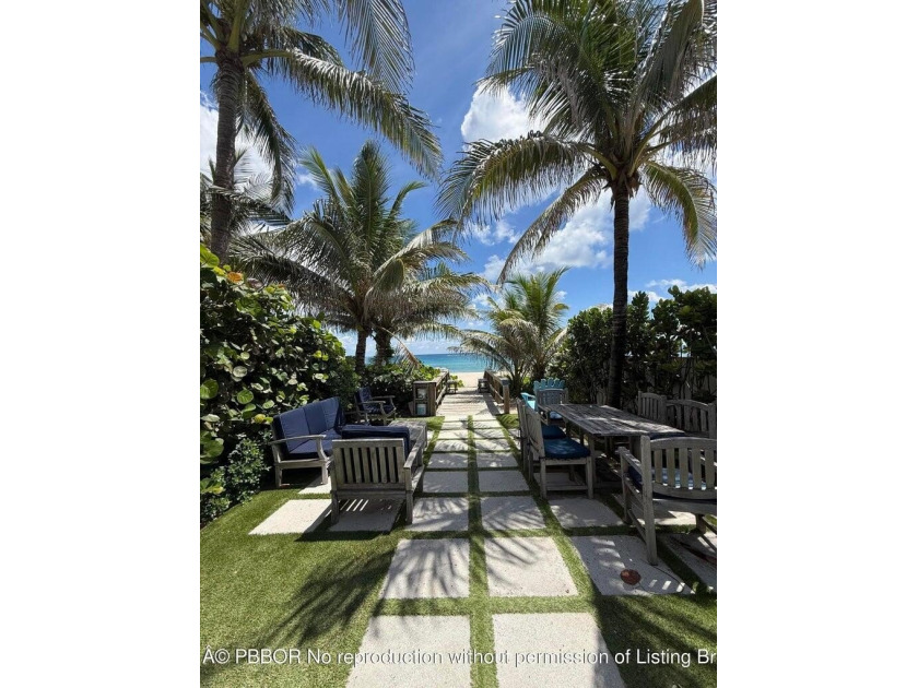 A beach lover's dream! Rare opportunity to own just one house - Beach Home for sale in Palm Beach, Florida on Beachhouse.com