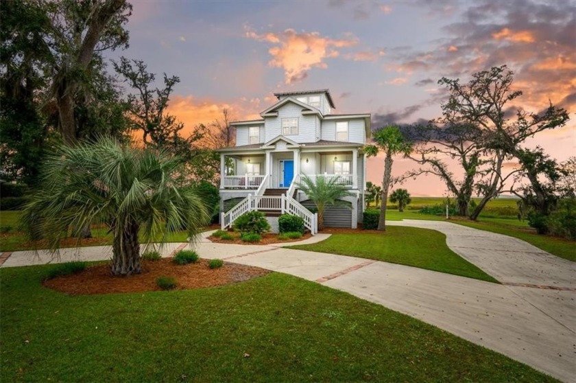 Welcome to this stunning marsh front coastal-style home in the - Beach Home for sale in Waverly, Georgia on Beachhouse.com