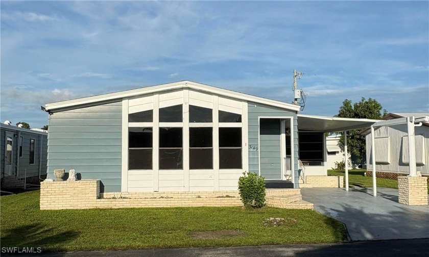 This furnished 2/2 home is located in the highly desirable 55+ - Beach Home for sale in North Fort Myers, Florida on Beachhouse.com