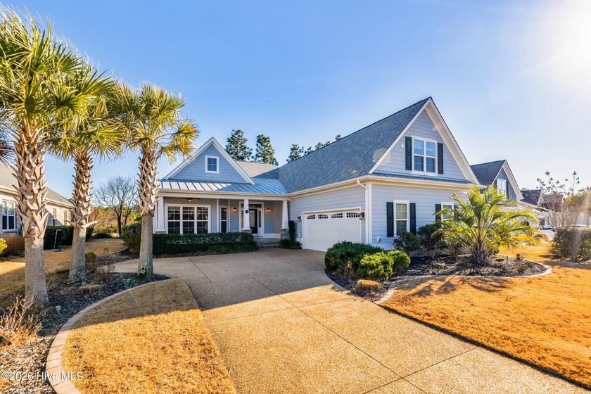 Gorgeous patio home sitting right on the golf course inside of - Beach Home for sale in Leland, North Carolina on Beachhouse.com