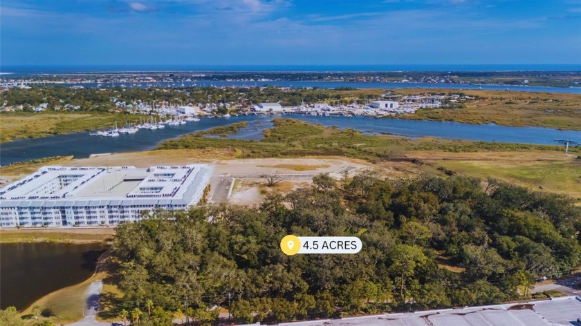 This Prime 4.5-acre Property,Located Just 1.4 Miles From - Beach Acreage for sale in St Augustine, Florida on Beachhouse.com