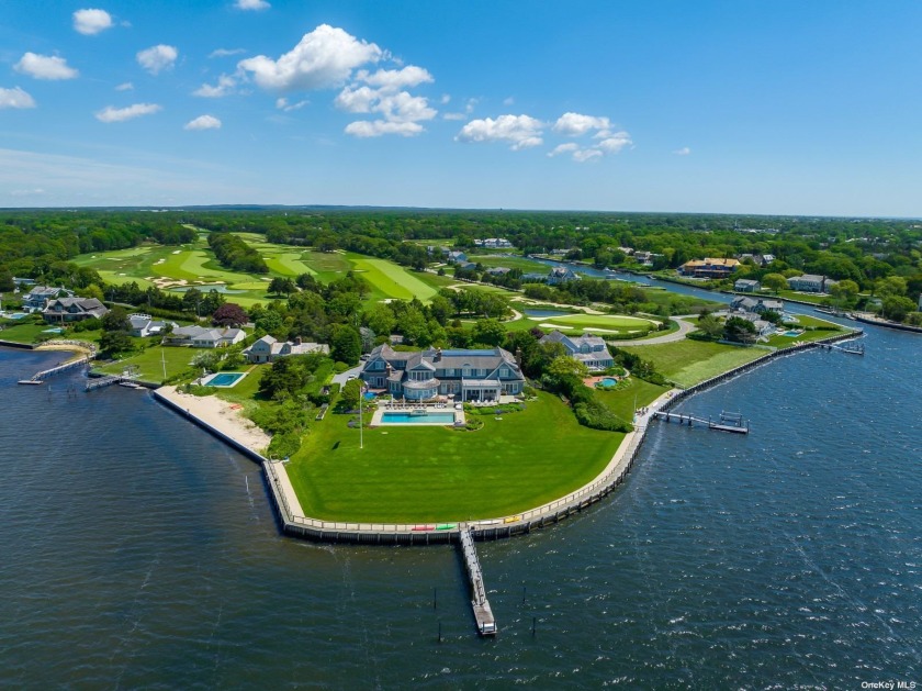 Introducing The Point, an exquisite waterfront estate situated - Beach Home for sale in Westhampton, New York on Beachhouse.com