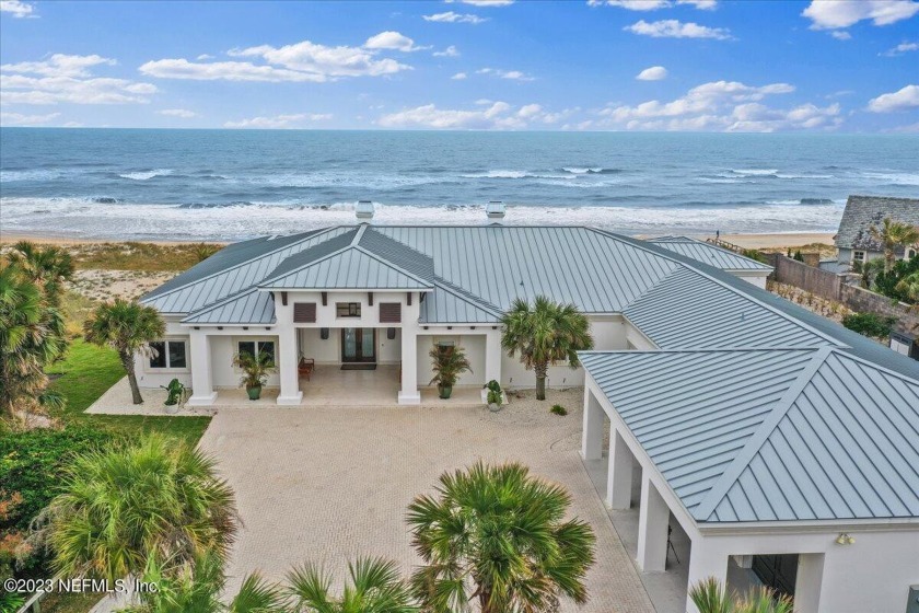 This coastal one story oceanfront estate is magnificent. Built - Beach Home for sale in Ponte Vedra Beach, Florida on Beachhouse.com