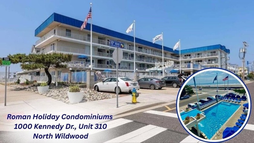 OCEAN VIEWS AND POOL, RIGHT AT THE BEACH - and best of all, no - Beach Condo for sale in North Wildwood, New Jersey on Beachhouse.com