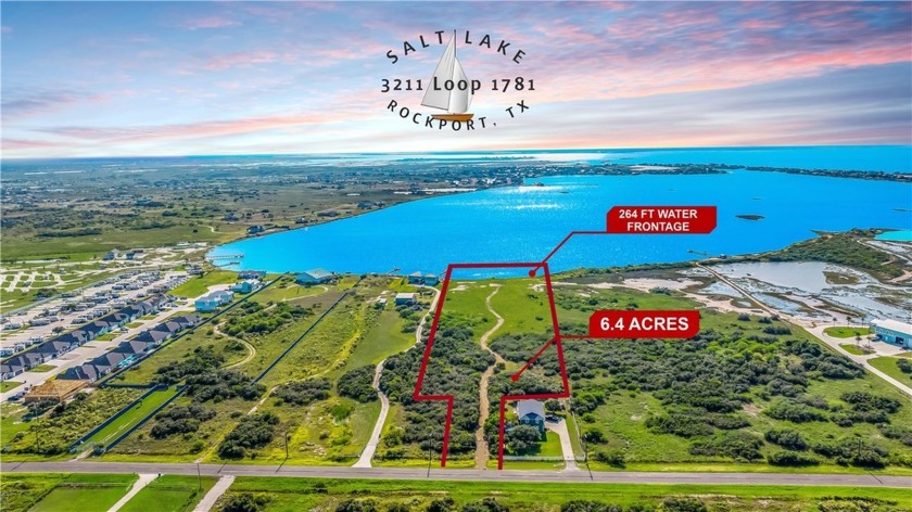 NOTICE LARGEST WATERFRONT 6.4 ACRES ALONG THE SHORES OF SALT - Beach Acreage for sale in Rockport, Texas on Beachhouse.com