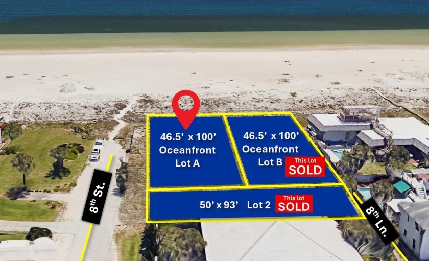 Build Your Dream Beachfront Home! This 46.5 x 100 ft direct - Beach Lot for sale in St. Augustine Beach, Florida on Beachhouse.com
