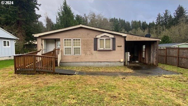 Two bedroom, two bath manufactured home sold as-is. Located on a - Beach Home for sale in Bay City, Oregon on Beachhouse.com