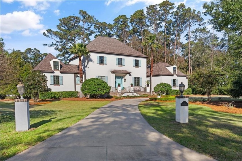 A stunning French Country estate awaits on the island's north - Beach Home for sale in Saint Simons, Georgia on Beachhouse.com