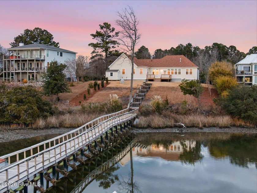 The stunning views from this home on a bluff overlooking - Beach Home for sale in Hampstead, North Carolina on Beachhouse.com